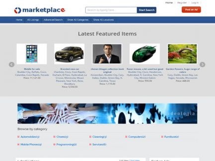 Market Place Script-PHP Scripts Mall: Market Place Script